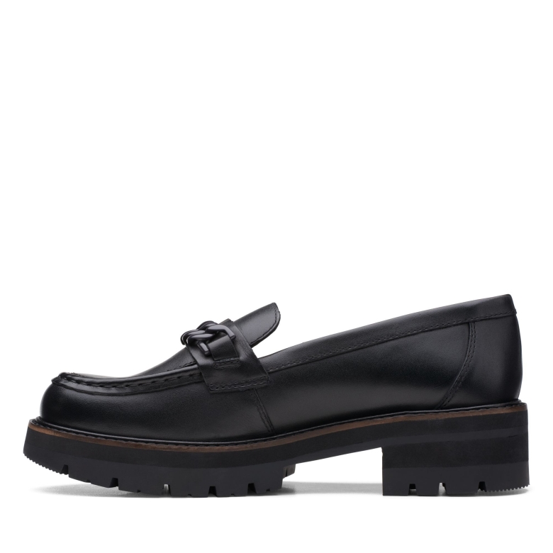 Orianna Edge Schwarzes Leder Clarks