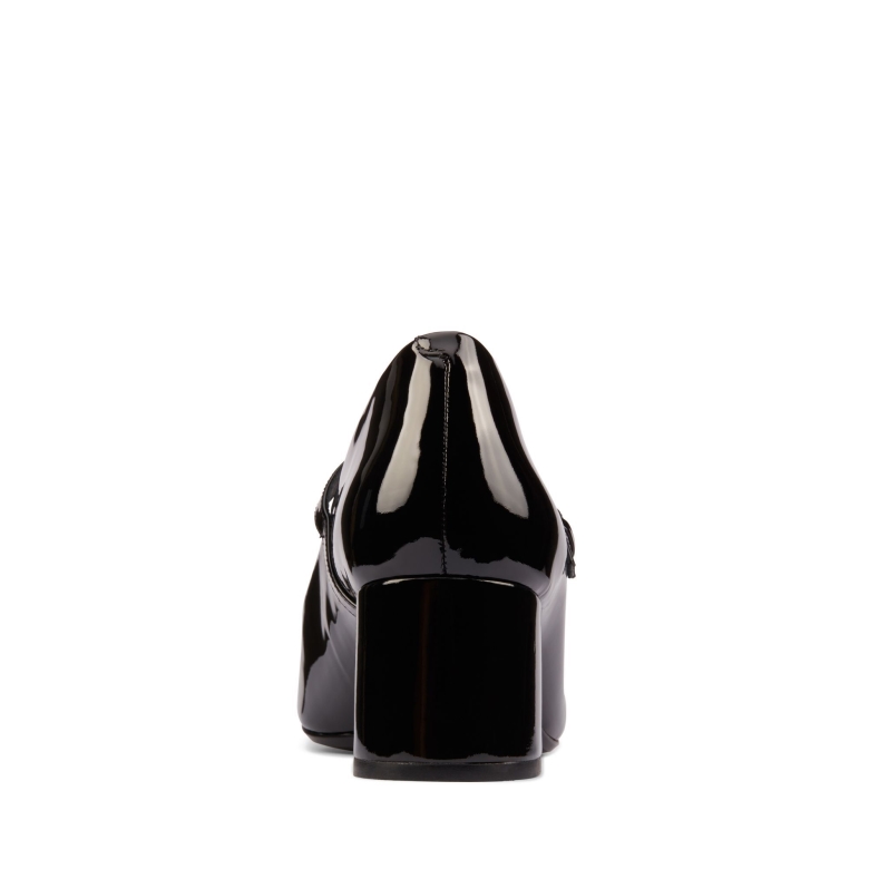 Transparente 55 Schnalle Clarks Schwarzes Patent