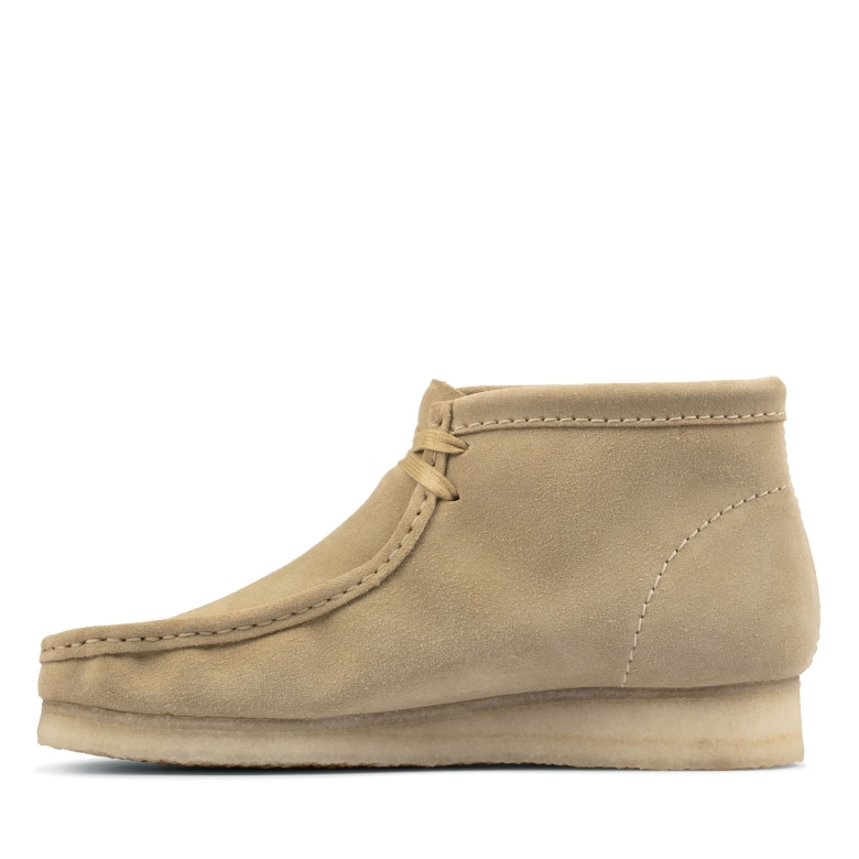 Clarks Wallabee-stiefel Aus Ahorn-wildleder