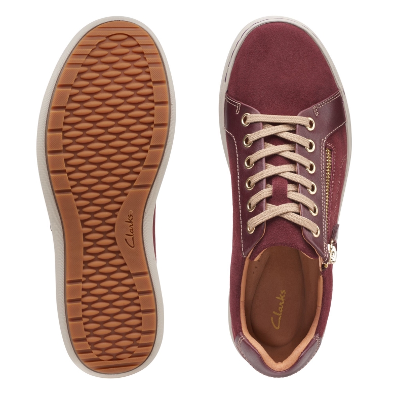 Nalle Spitze Bordeaux Clarks