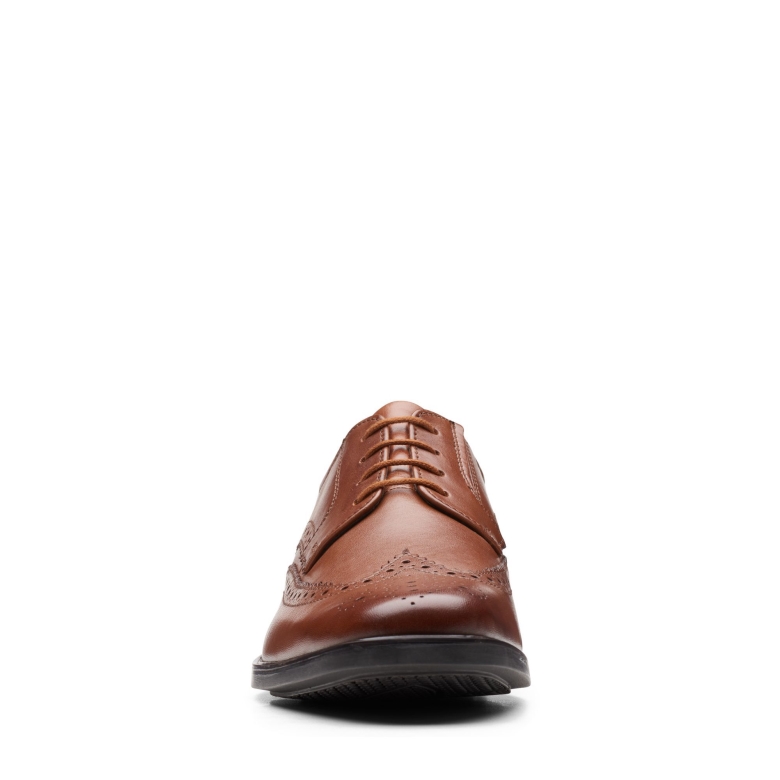 Howard Wing Dunkelbraunes Leder Clarks