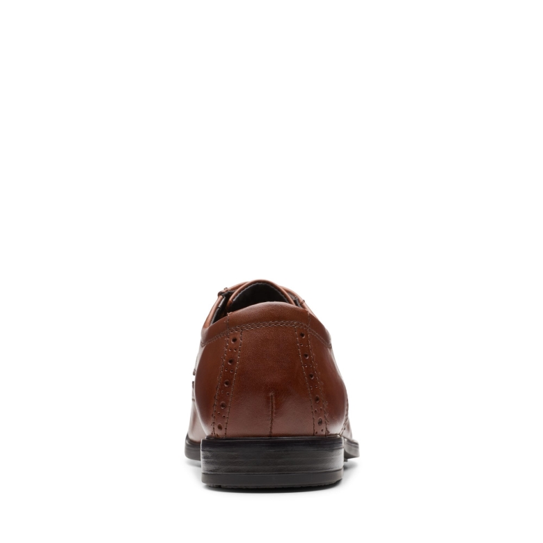 Howard Wing Dunkelbraunes Leder Clarks