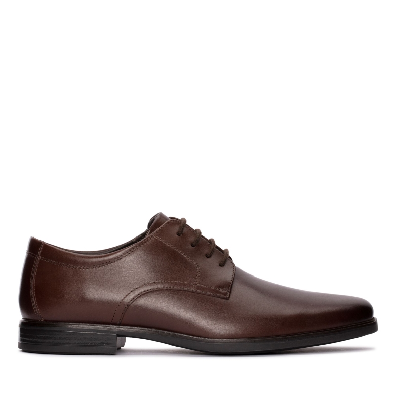 Howard Walk Clarks Dunkelbraunes Lea