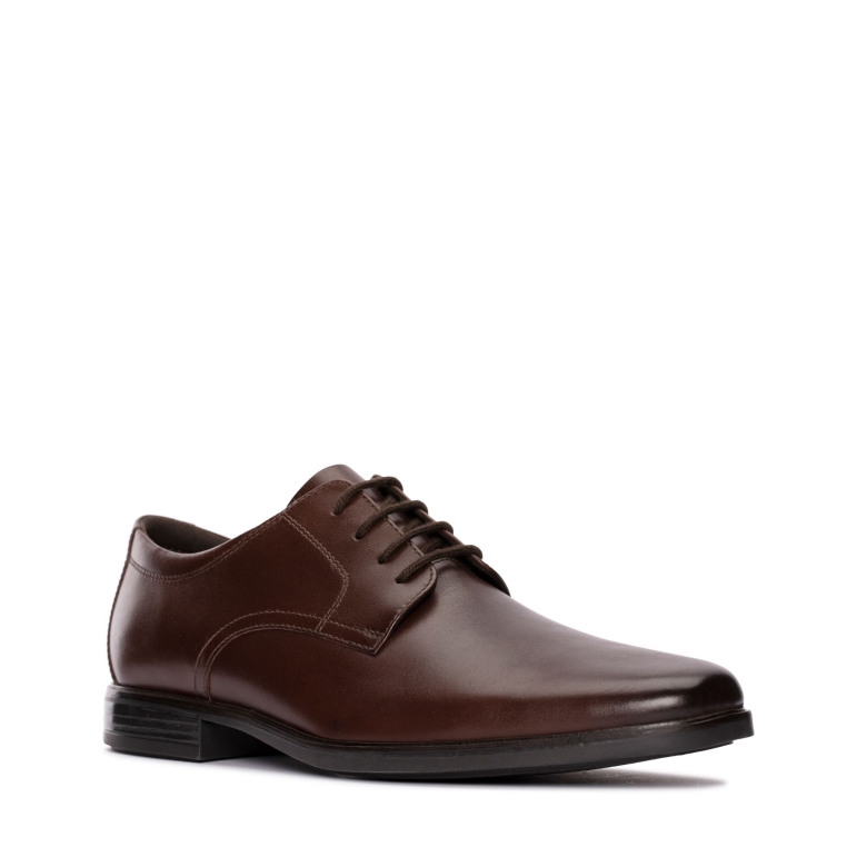 Howard Walk Clarks Dunkelbraunes Lea