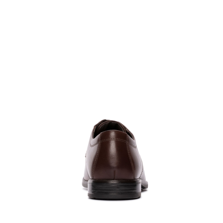 Howard Walk Clarks Dunkelbraunes Lea