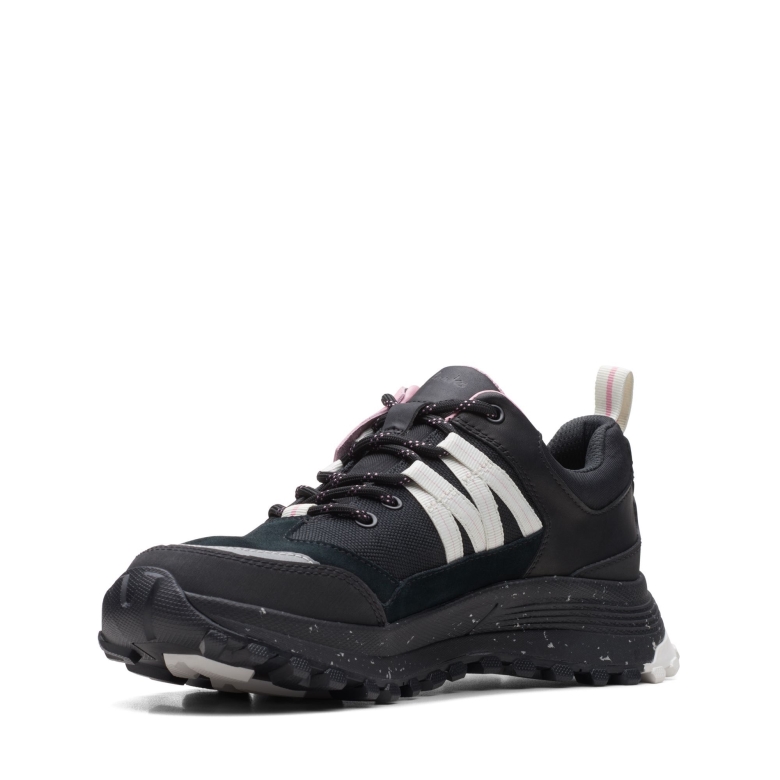 Schwarz Kombi Clarks Atl Trek Path Gtx