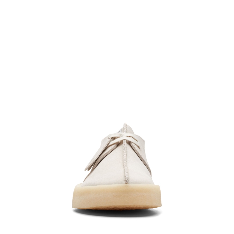 Clarks Wanderbecher Aus Weißem Wildleder