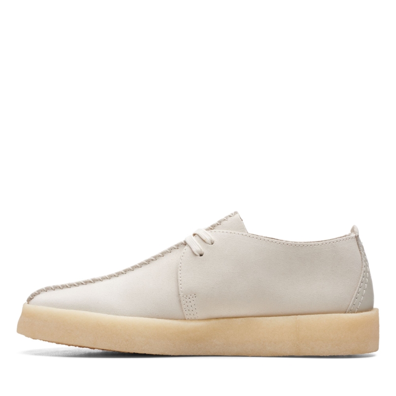 Clarks Wanderbecher Aus Weißem Wildleder