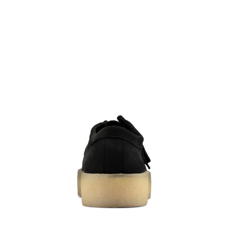 Wallabee Cup Clarks Schwarz Nubuk