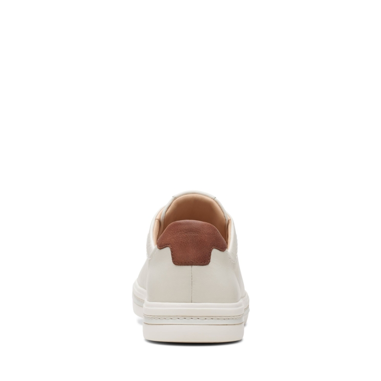 Weißes Leder Clarks Un Maui Easy