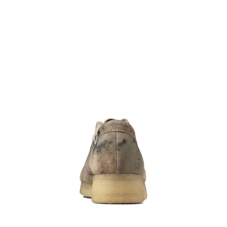 Wallabee Clarks Aus Weißer Camo