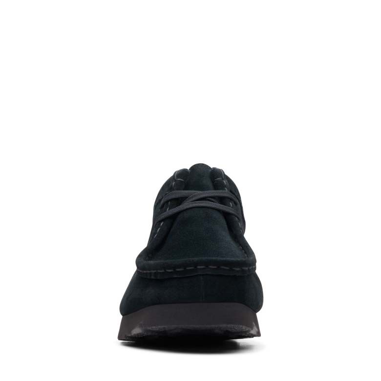 Clarks Wallabee Gtx Schwarzes Wildleder