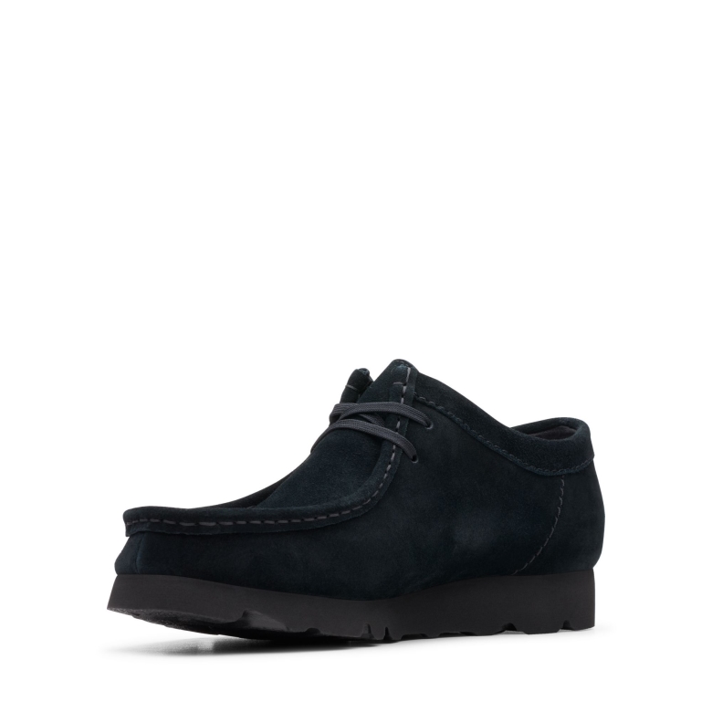 Clarks Wallabee Gtx Schwarzes Wildleder