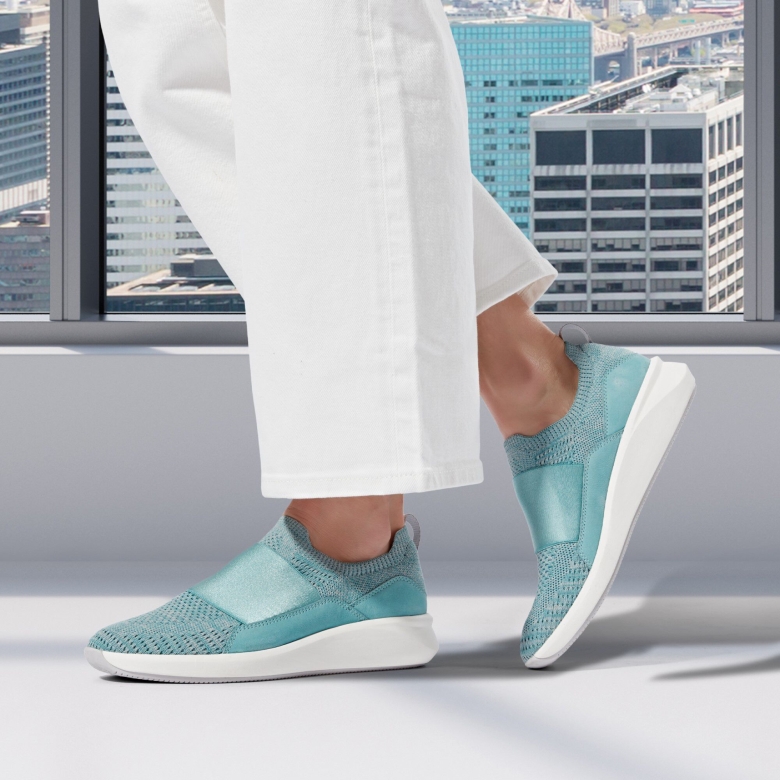 Un Rio Strick Clarks Türkis Strick