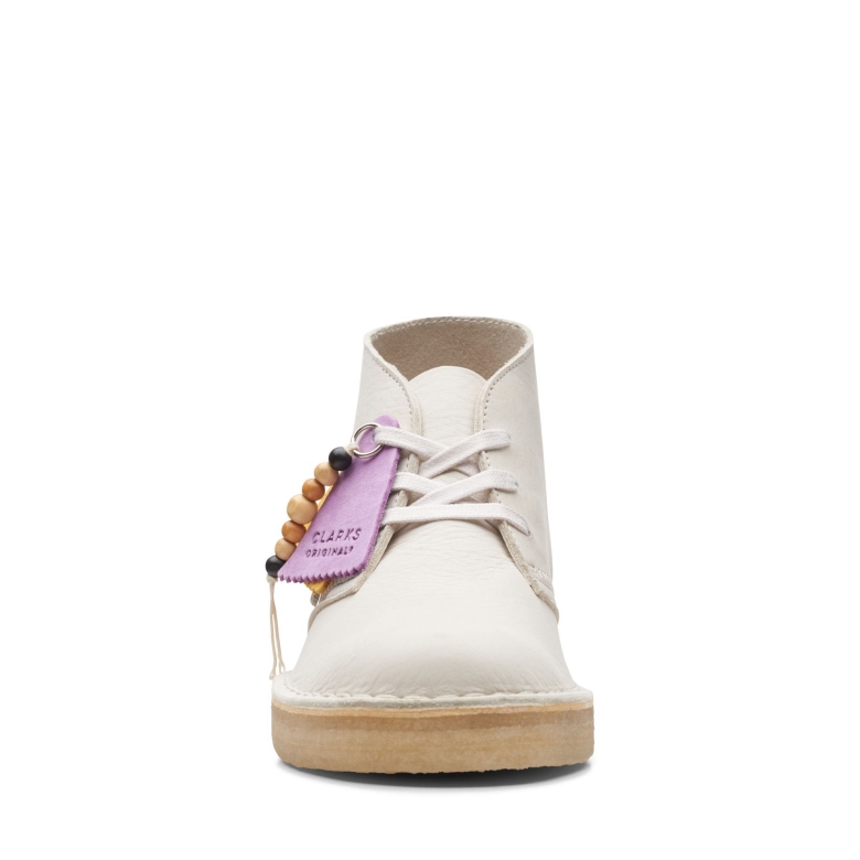 Weiß Nubuk Clarks Wüstenkohle