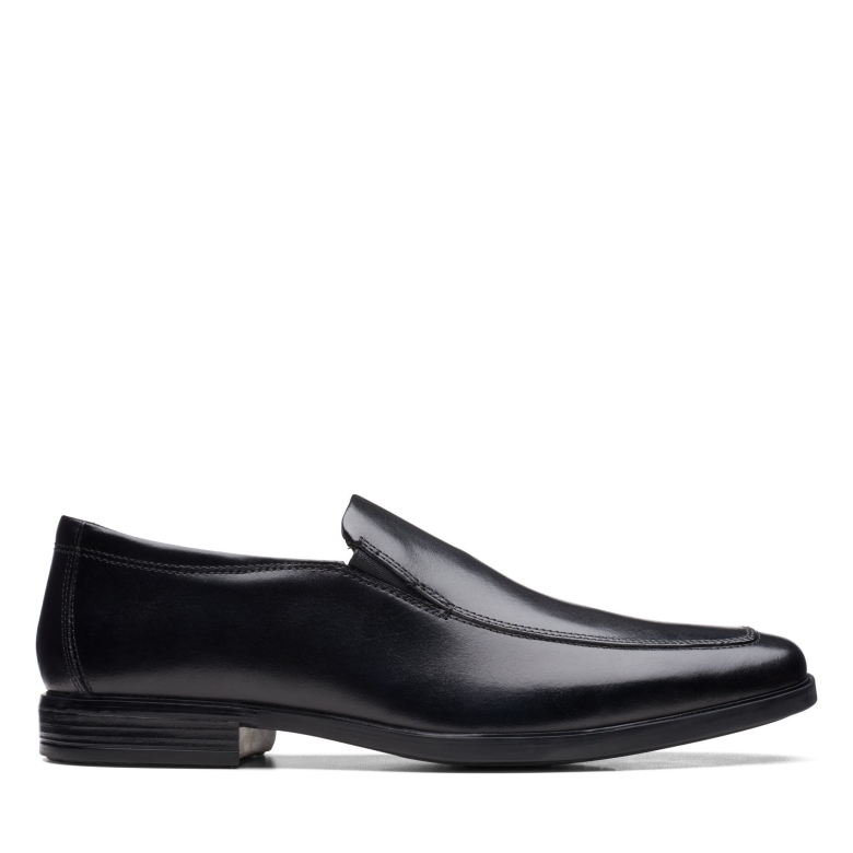 Clarks Howard Edge Schwarzes Leder