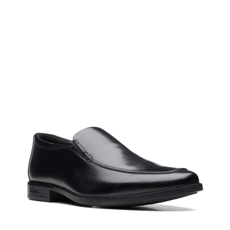Clarks Howard Edge Schwarzes Leder