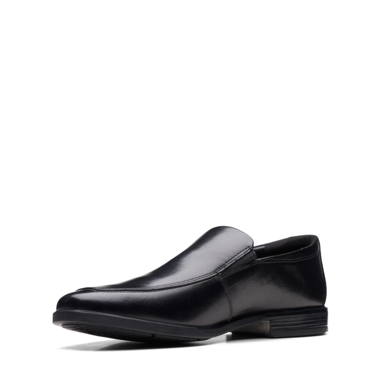Clarks Howard Edge Schwarzes Leder