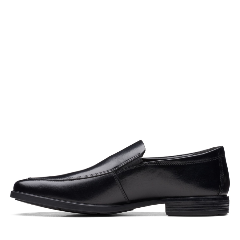 Clarks Howard Edge Schwarzes Leder