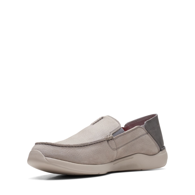 Clarks Overstep Hellgrauer Noppen