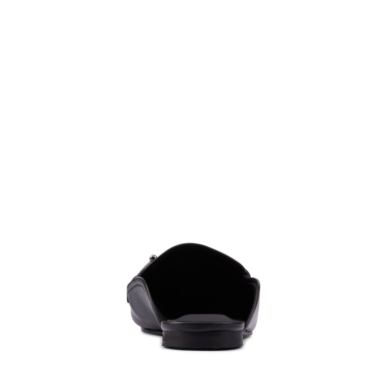 Clarks Schwarzes Leder Pure 2 Trimmen
