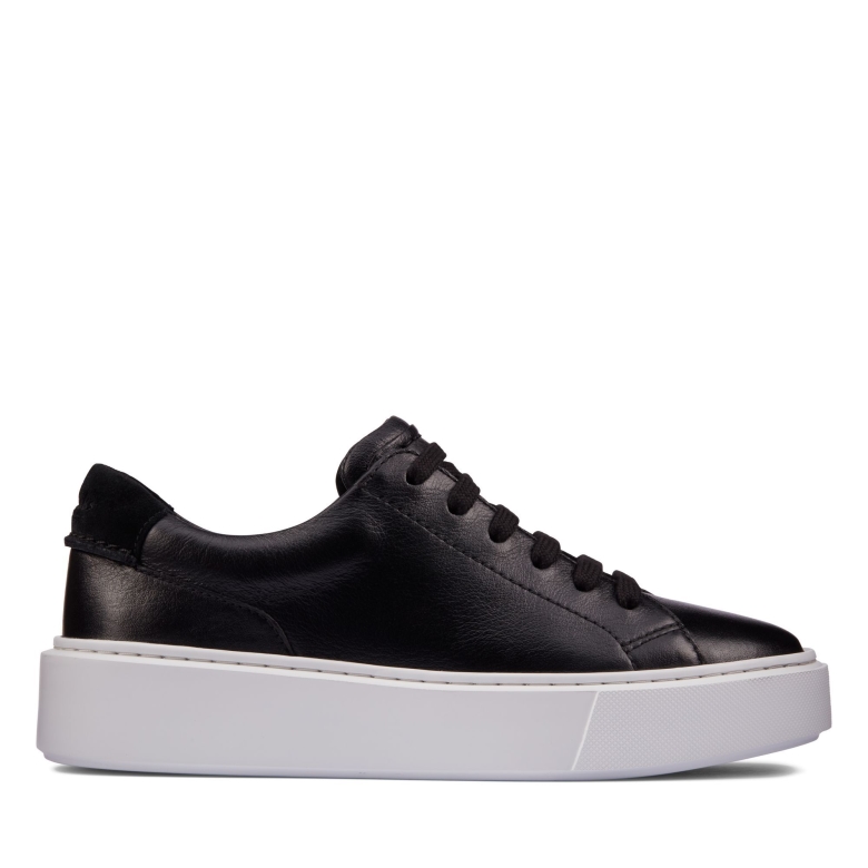 Hero Lite Lace Clarks Schwarzes Leder