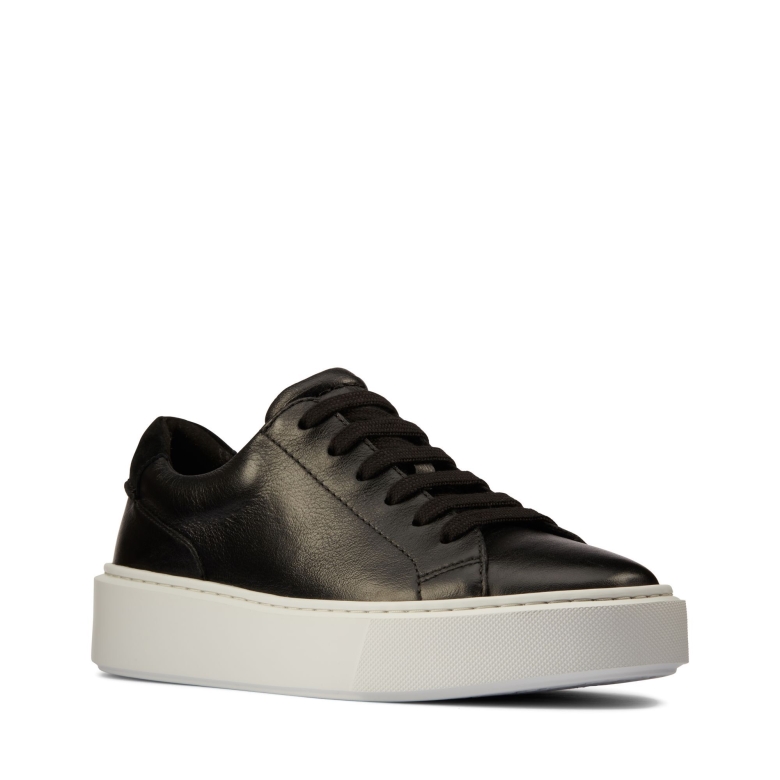 Hero Lite Lace Clarks Schwarzes Leder
