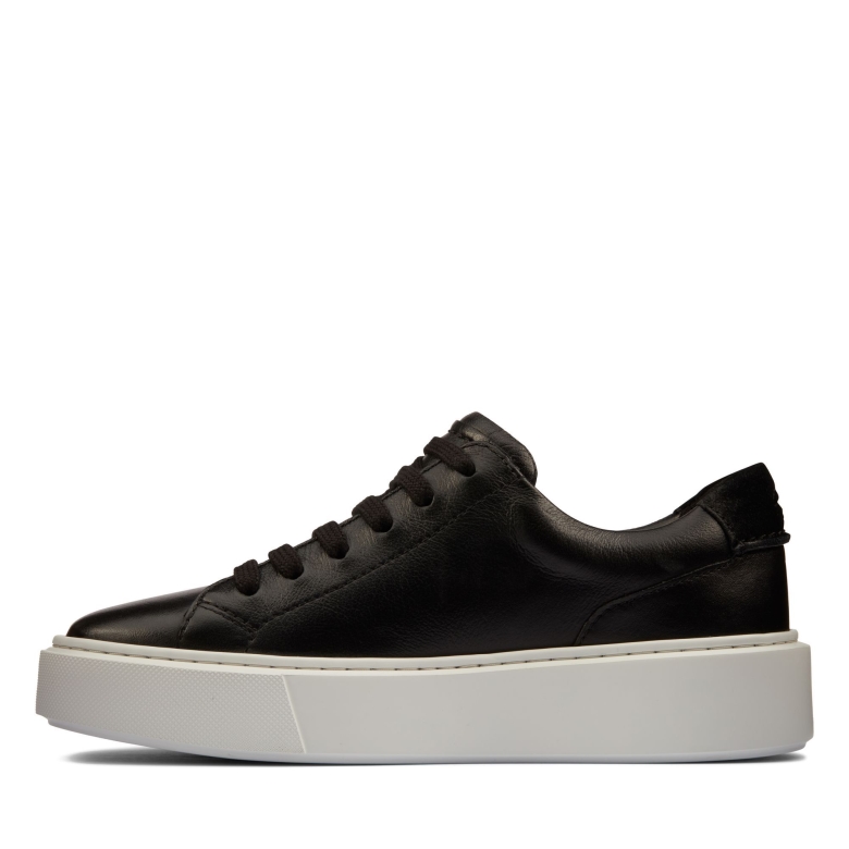 Hero Lite Lace Clarks Schwarzes Leder