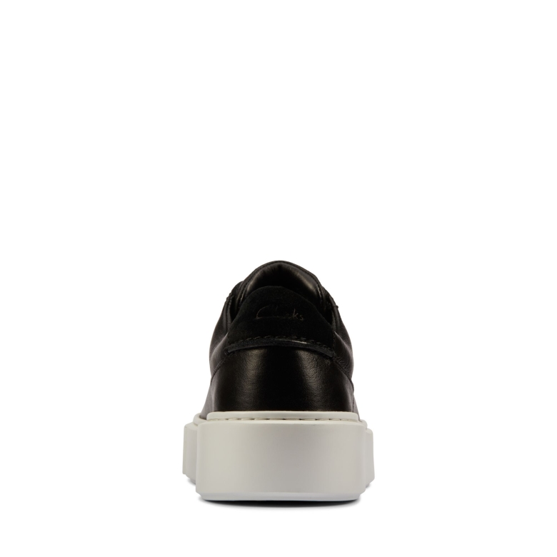 Hero Lite Lace Clarks Schwarzes Leder