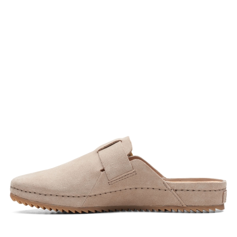 Clarks Brookleigh Mule Sand Wildleder