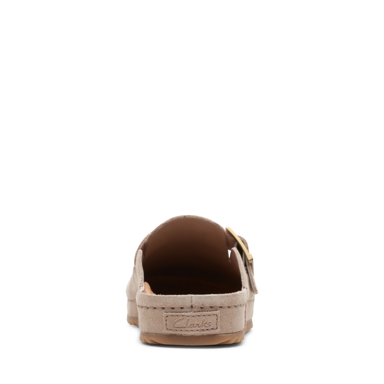 Clarks Brookleigh Mule Sand Wildleder