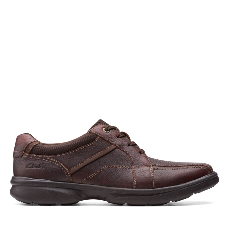 Bradley Walk Clarks Brown Tumb