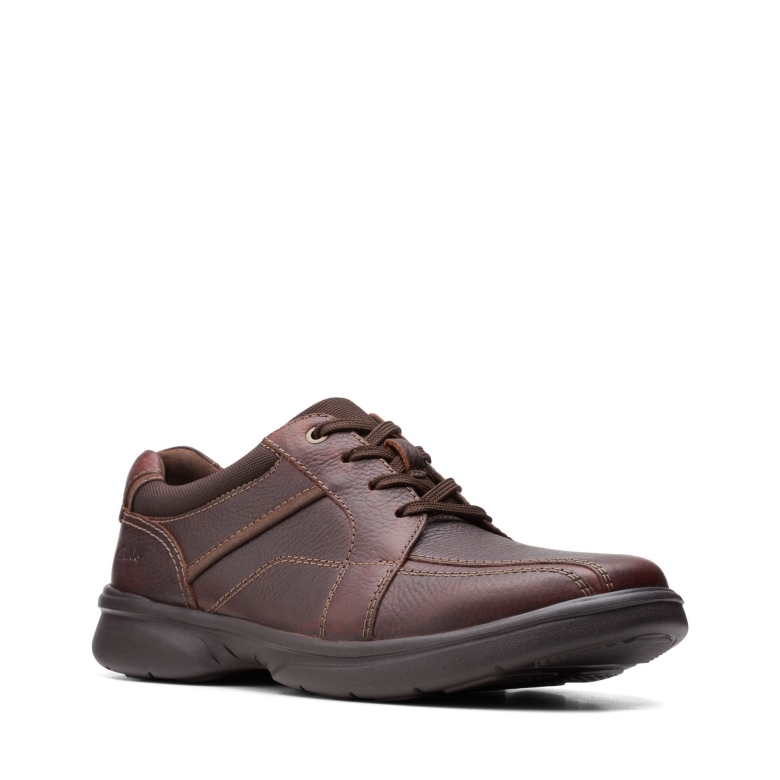 Bradley Walk Clarks Brown Tumb