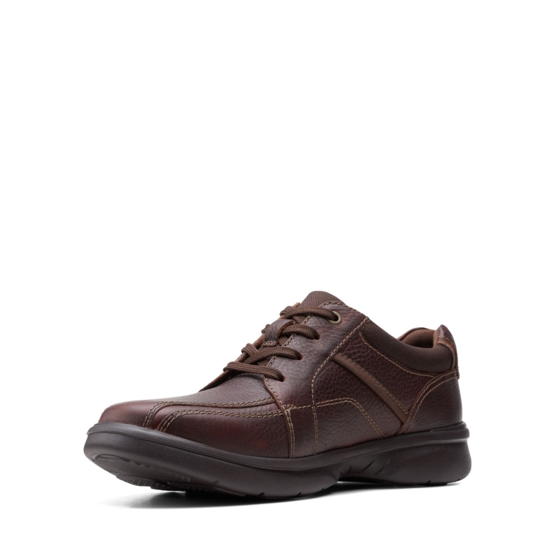 Bradley Walk Clarks Brown Tumb
