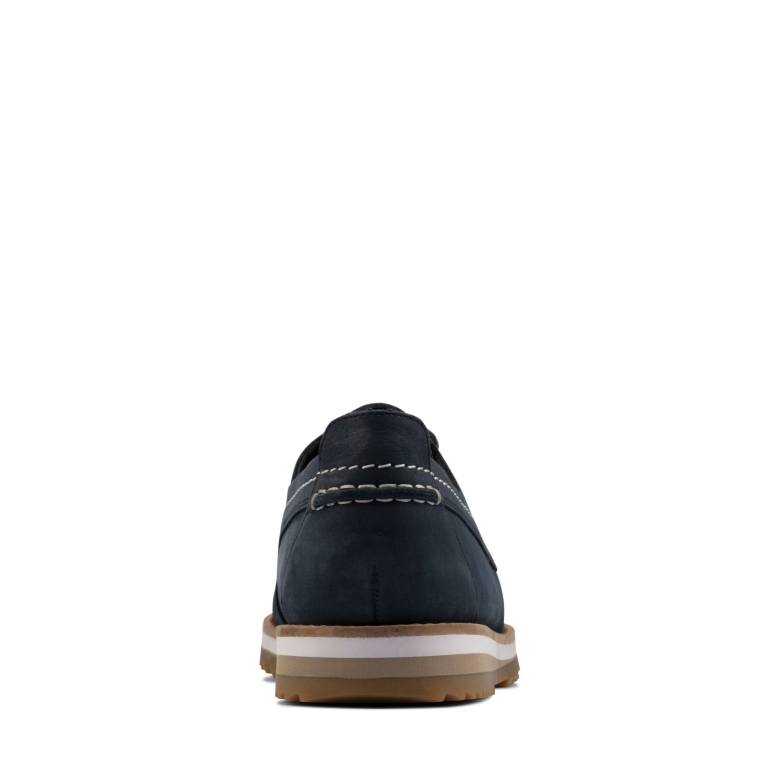 Clarks Marineblaue Nubuk-durston-spitze