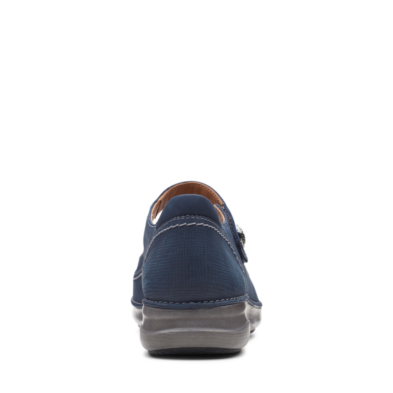 Appley Walk Clarks Marineblaues Nubukleder