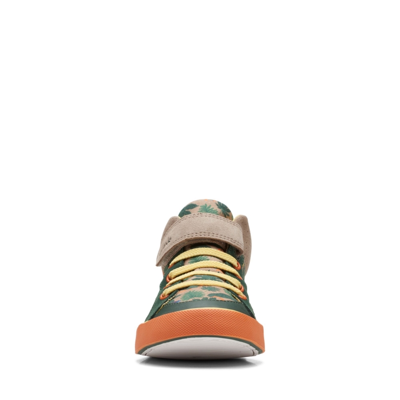 Khaki Interesse Clarks Foxing Hop K