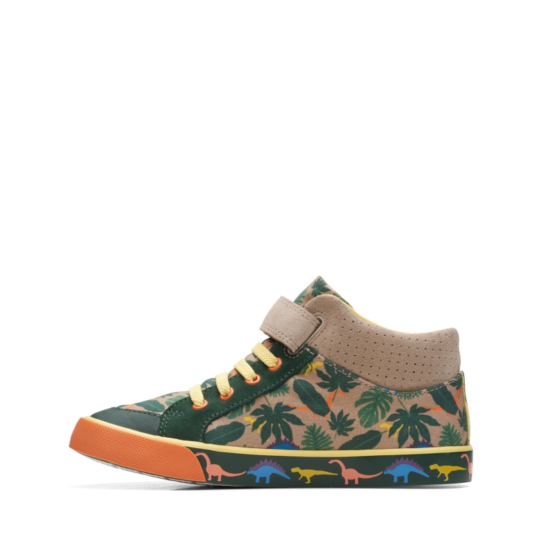 Khaki Interesse Clarks Foxing Hop K