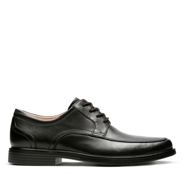 Un Aldric Park Clarks Schwarzes Leder