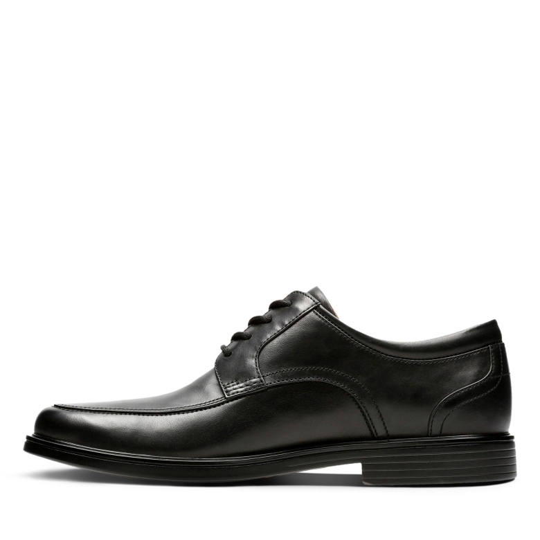 Un Aldric Park Clarks Schwarzes Leder