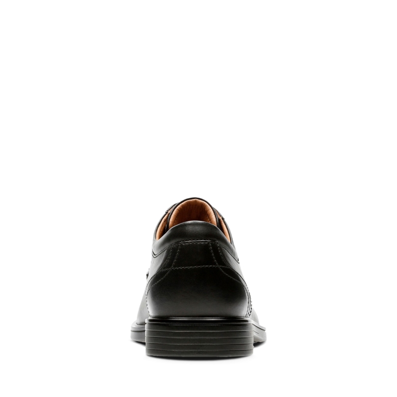 Un Aldric Park Clarks Schwarzes Leder