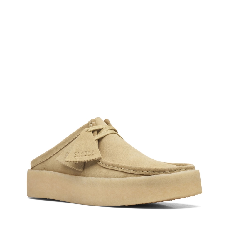 Wallabee Cup Lo Clarks Ahorn Sde Wlined