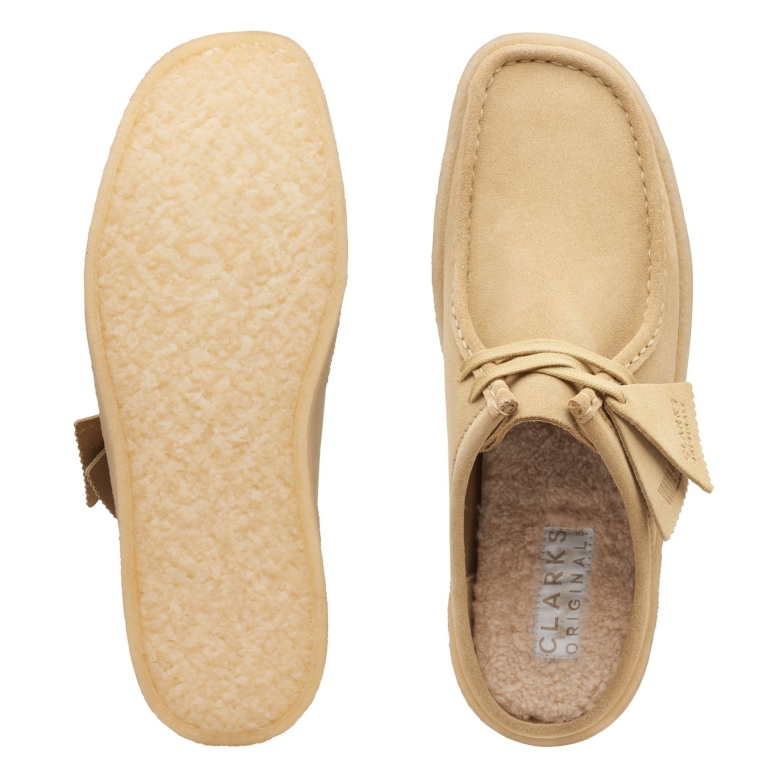 Wallabee Cup Lo Clarks Ahorn Sde Wlined