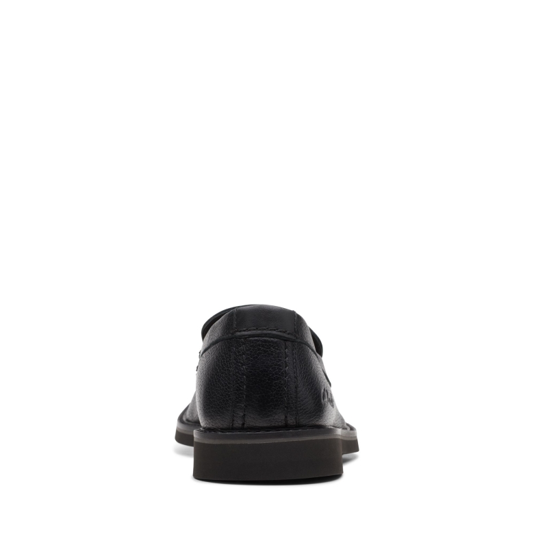 Clarks Atticuslt Edge Schwarzes Leder