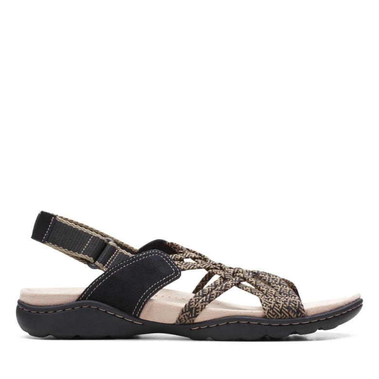 Clarks Amanda Ease Schwarze Kombi