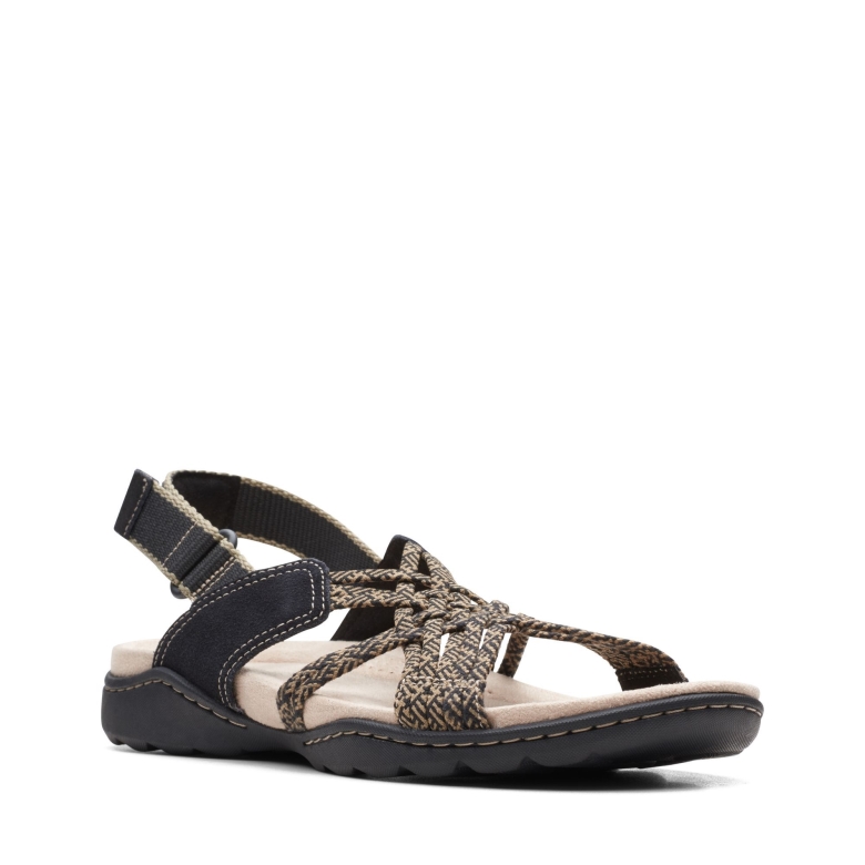 Clarks Amanda Ease Schwarze Kombi