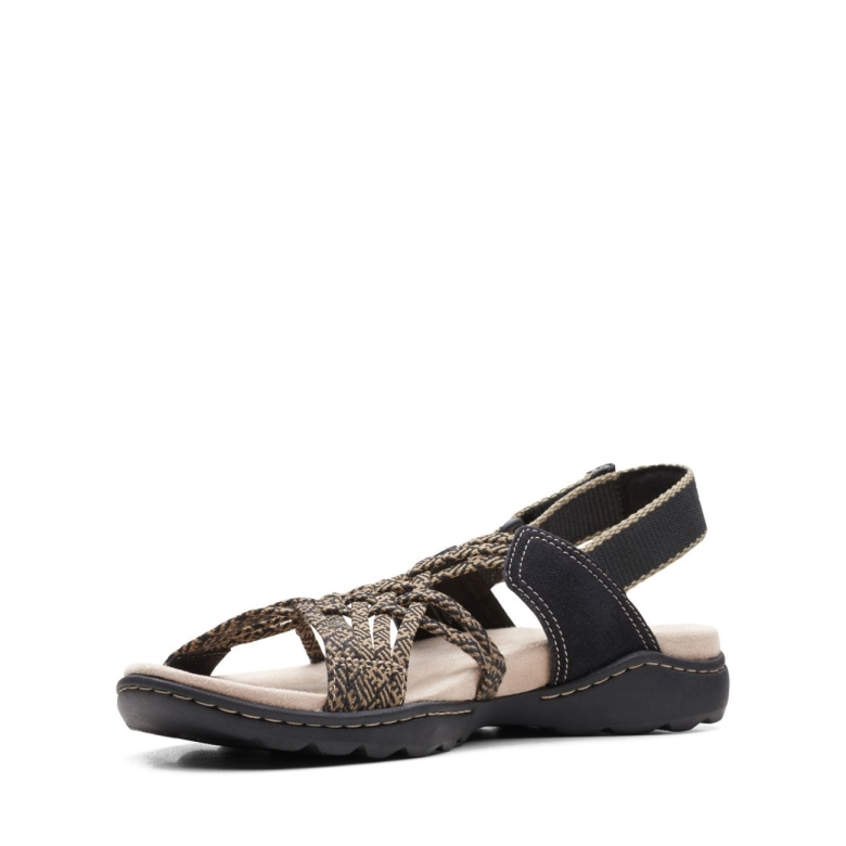 Clarks Amanda Ease Schwarze Kombi