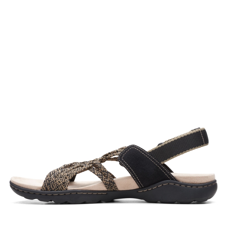 Clarks Amanda Ease Schwarze Kombi