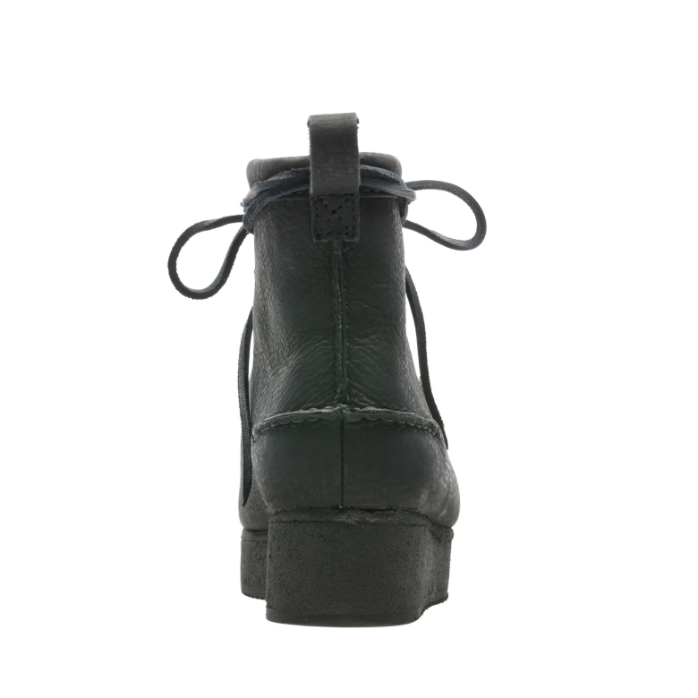 Wallabee Craft Schwarz Nubuk Clarks