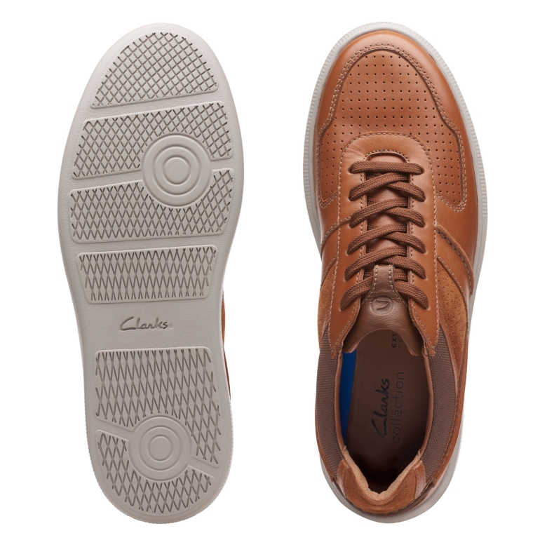 Clarks Dunkelbraunes Kombi-cambro-rennen